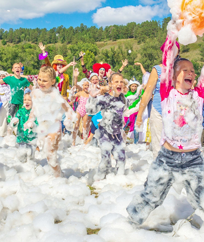 Mudbaths, Inflatable Obstacle Course & Foam Party